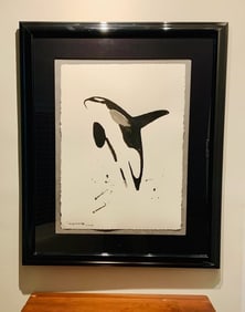 Wyland brush art (sumi-e Brush)