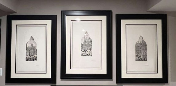 Anatole Krasnyansky Masquerade in Venice set of 3