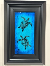 CrisX Double Tribal Turtle (Blue)