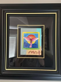 Peter Max Angel with Sun on Blends Unique