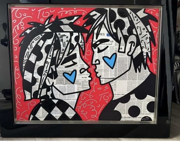 Romero Britto Soulmates Unique