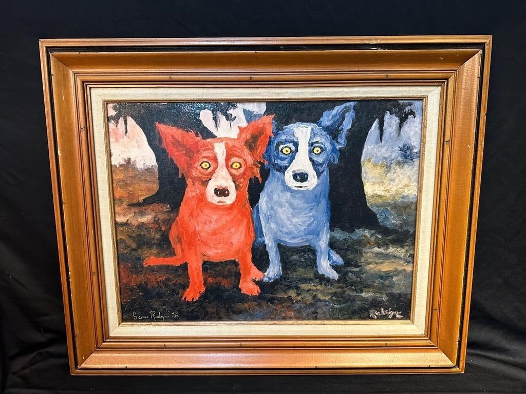 George Rodrigue  Devil Dog (1 of 7)