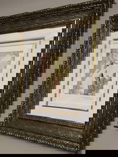 Salvador Dali Divine Comedy 3 set: Salavador Dali set of 3 pieces. "Divine Comedy - Purgatory 13", "Divine Comedy - Paradise 14 (Ghost of Christ)", "Divine Comedy - Inferno 17 (Userers)" Wood engraving in color on Rives paper after a w