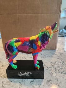 Tim Yanke Wolf Sculpture