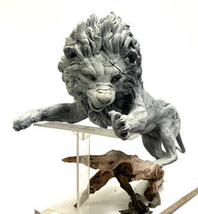 Nano Lopez  Leonel  10: Nano Lopez "Leonel" Precast 2024- Approximate 10" x 16" SN edition of 880. Bronze Sculpture. No timeline for delivery yet. (Other editions available message for details.)
