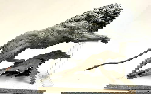 Nano Lopez  Leonel  16: Nano Lopez "Leonel" Precast 2024- Approximate 16" x 30" SN edition of 640. Bronze Sculpture. No timeline for delivery. (Other editions available message for details.)