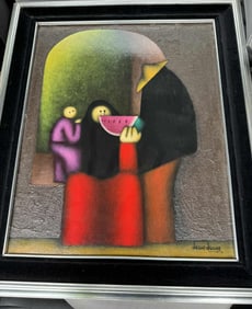 Jesus Mariano Leuus Family with watermelon