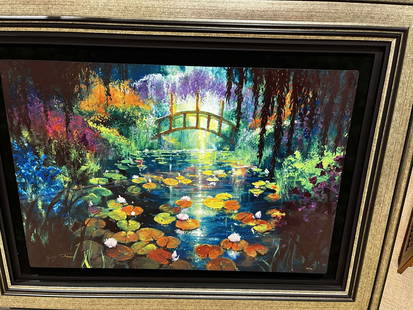 James Coleman   A Peaceful Moment: James Coleman "A Peaceful Moment" 2020 Caldograph (Digital multiple through dye-sublimation on wood) with hand-embellishments using a variety of acrylic paints. Hand-signed by the artist. Gallery fram