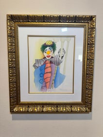 Itzchak Tarkay Tragic Clown