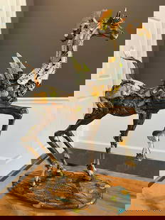 Nano Lopez Dusty: Nano Lopez "Dusty (Reflections)" 2021 18" x 14" x 2" "Reflections Editions Bronze Sculpture with hand-applied patina. Signature stamped. COA, Appraisal. TMP