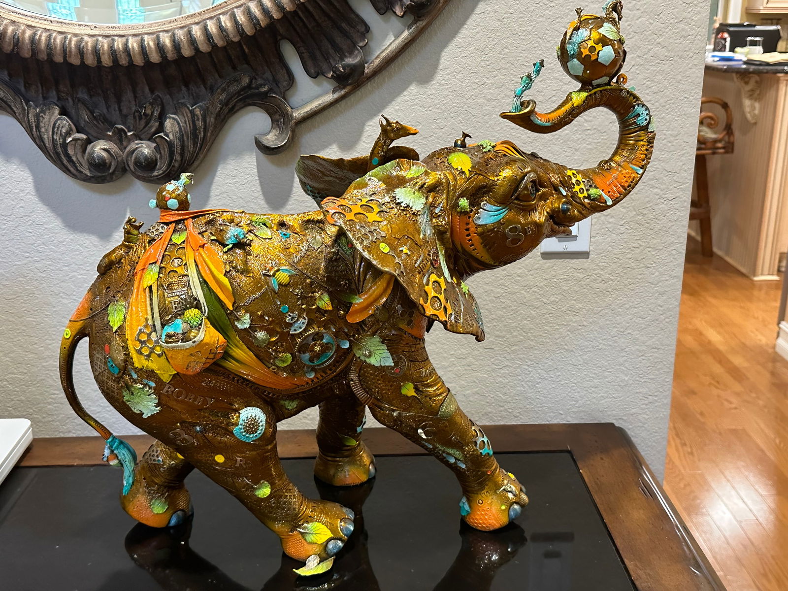 Nano Lopez Bobby (large): Nano Lopez "Bobby" (Large) 2017 22 1/2" x 12 1/2" x 25 1/2" Bronze sculpture with hand-applied patina. Signature stamped. COA, Appraisal, JKM