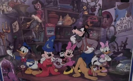 Fond memories with mickey and friends
