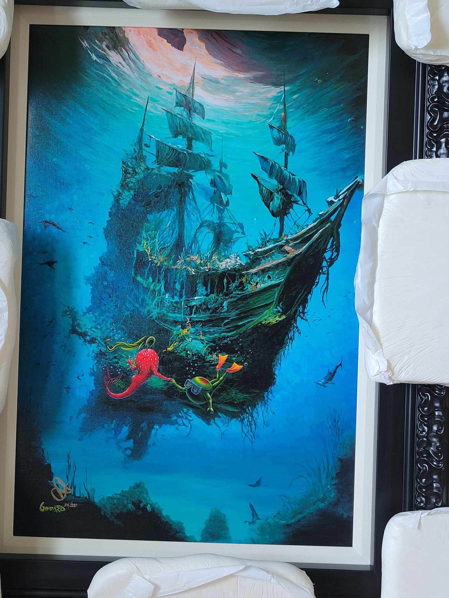 Michael Godard  Shipwreck Romance (1 of 3)