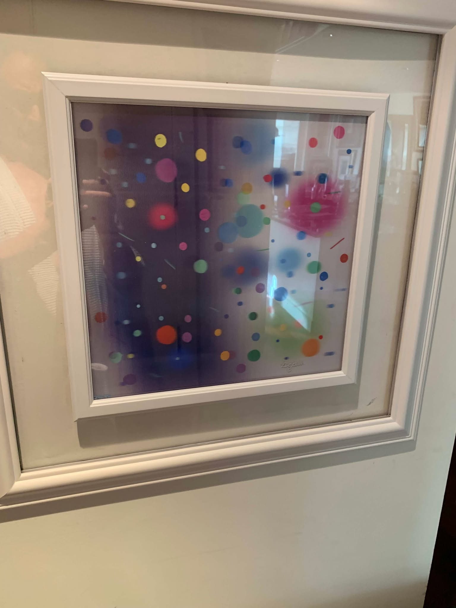 Yaacov Agam  Far and Away  DISPLAYED IN MUSEUM (1 of 2)