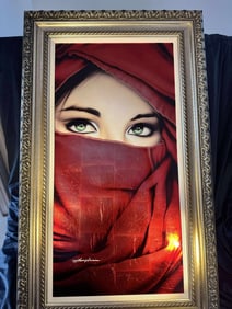 Patrick Guyton Red Veil Green Eyes Unique