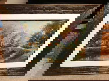 Thomas Kinkade A Lamplight Manor