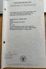 Ziggy It's a Flamingo Love Storm Unique