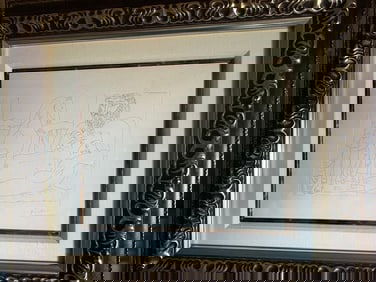 Pablo Picasso Le Repos du Sculpteur Devant le Jeune Cavalier