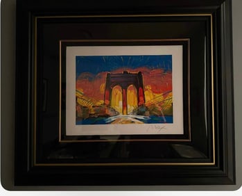 Peter Max Brooklyn Bridge