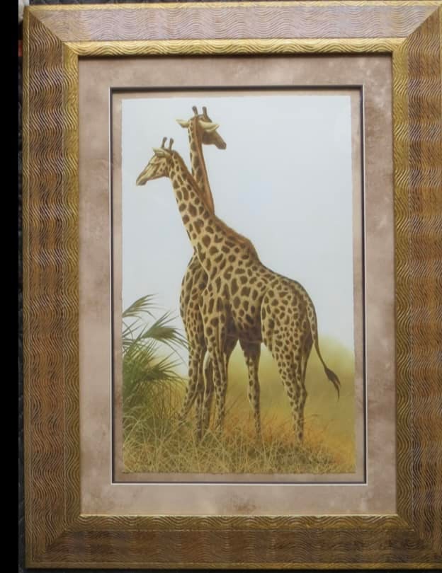 Andrew Bone Standing Tall: Andrew Bone "Standing Tall" 2018 22 3/4" x 13 7/8 " image size Giclee in color on paper. Hand-signed in pencil lower right by the artist. LE COA