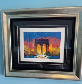 Peter Max Brooklyn Bridge