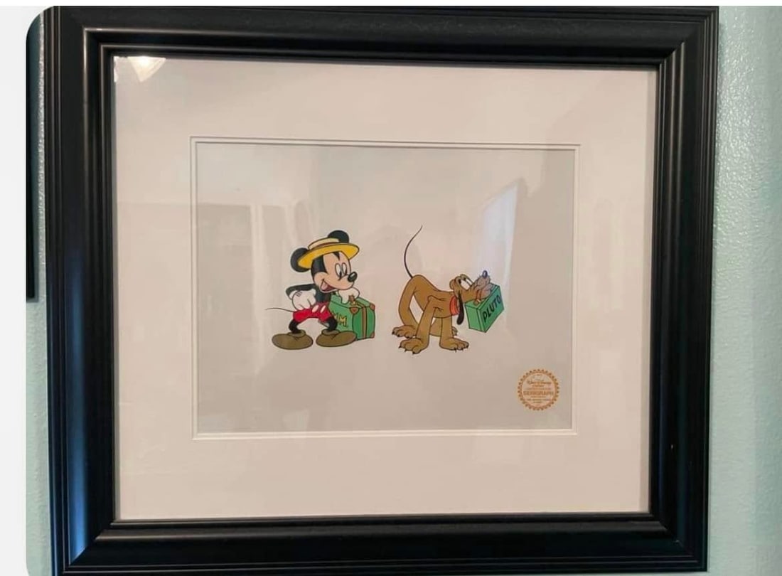 Disney Mickey and Pluto: Disney's Mickey Mouse and Pluto sericel