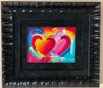 Peter Max Two Hearts Ver III num 15