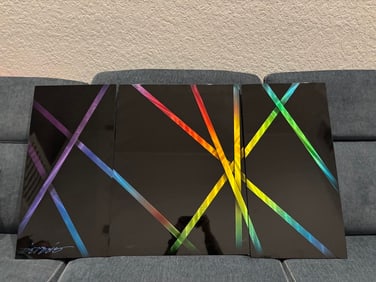 Chris Derubeis   Laser Light  3 pieces Unique