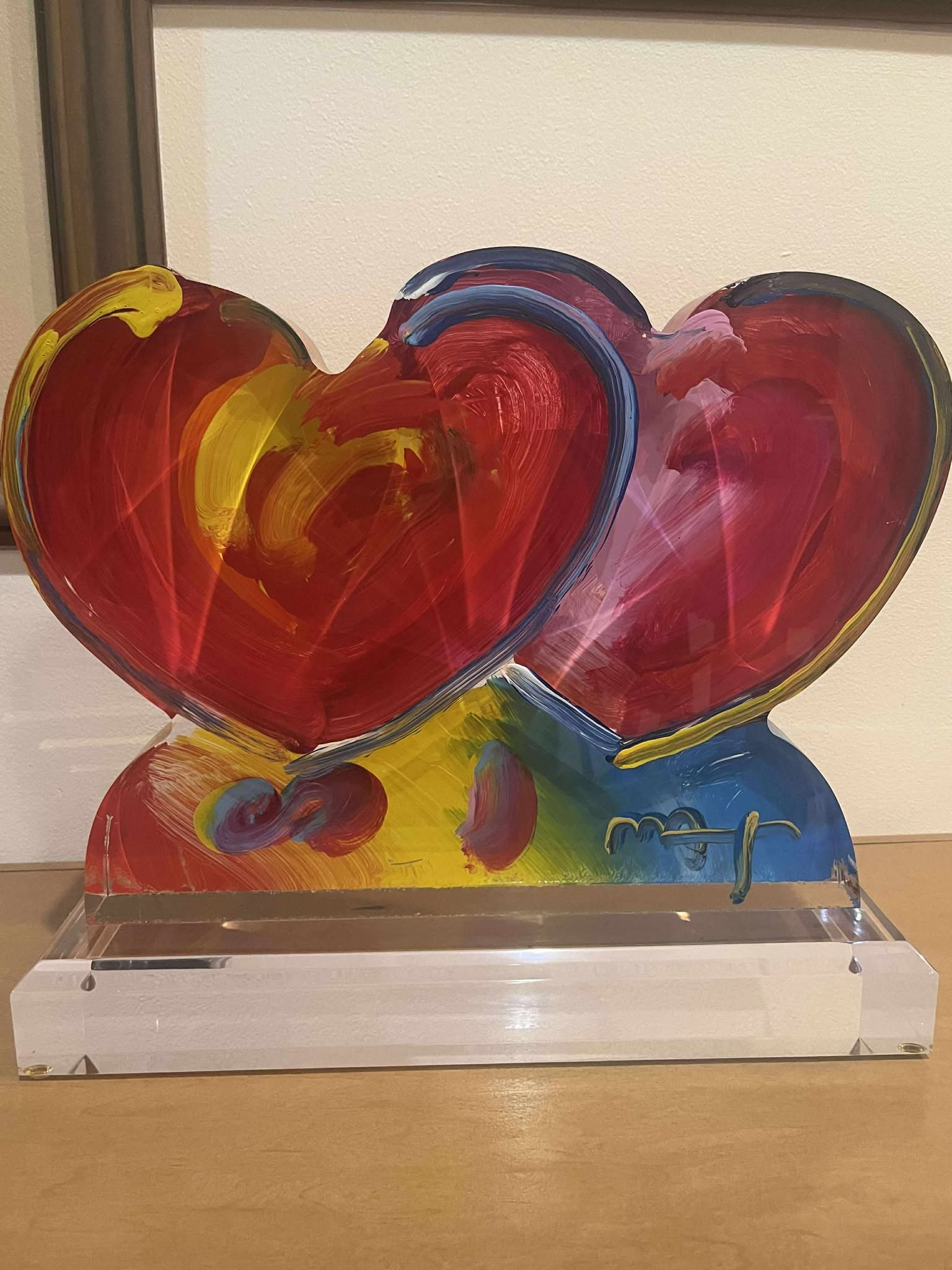 Peter Max Two Hearts Ver. II # 3 (1 of 5)