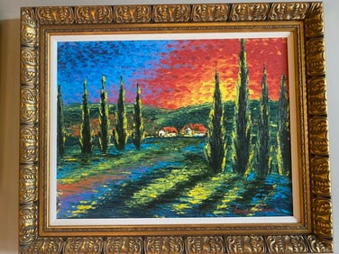 Alexandre Renoir Valley Sunrise