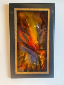 Chris Derubeis Single Panel Abstract Unique