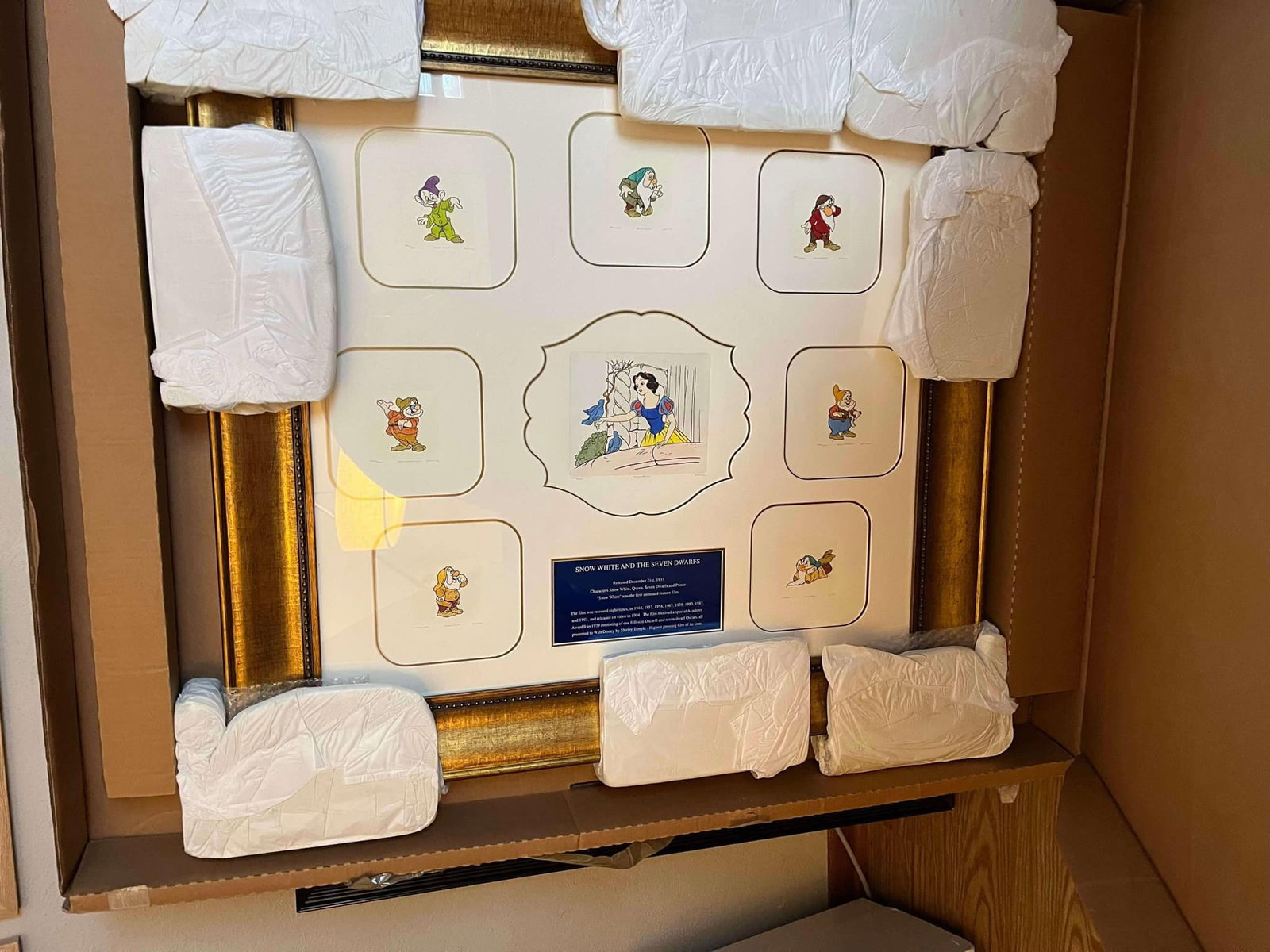 snow white and the seven dwarves: Snow White and the Seven Dwarves etchings, no paperwork