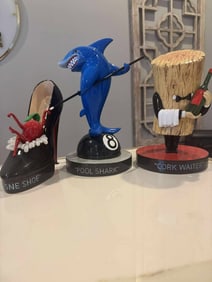 Michael Godard Pool Shark Sculpture