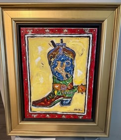 Leslie Lew  Cowboy Boot 3D