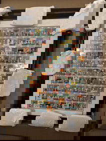 Animation art - Peanuts -Uncut sheet of trading