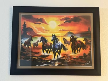 Elseed running horses original