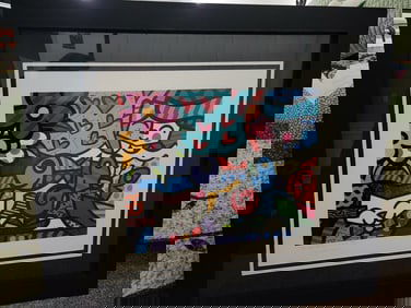 Romero Britto Squeaki Britto's world