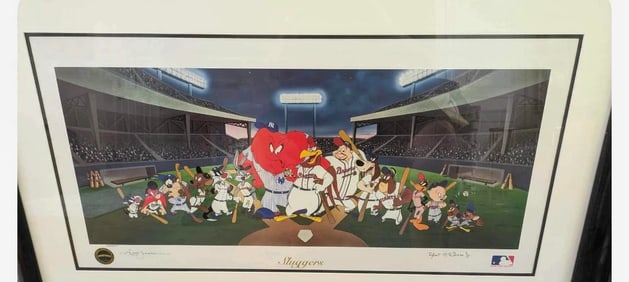 Looney Tunes Sports set or 4 Lighographs