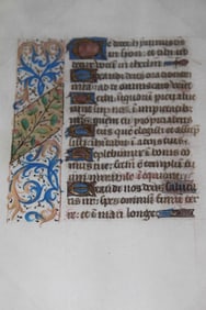 Leaf from a Book of Hours