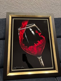 Chris Derubeis  Red Pour  Unique