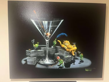 Michael Godard Phat Cat