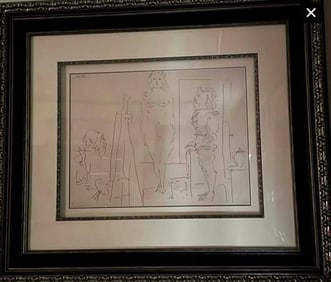 Pablo Picasso Les Deux Modeles 80