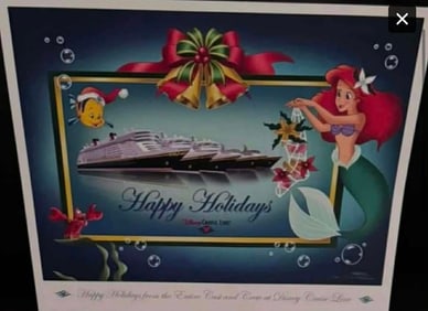 DCL Ariel Wishing for Happy Holidays ( Ducky Williams)