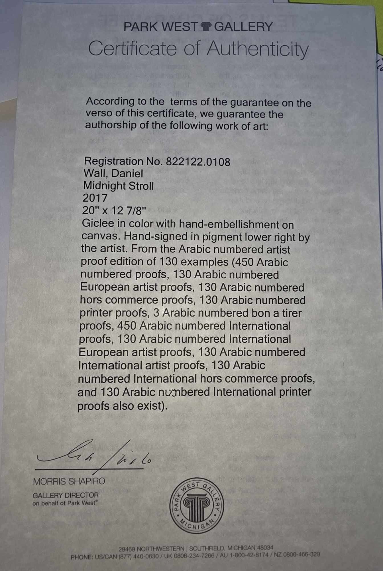 Daniel Wall Midnight Stroll - 4