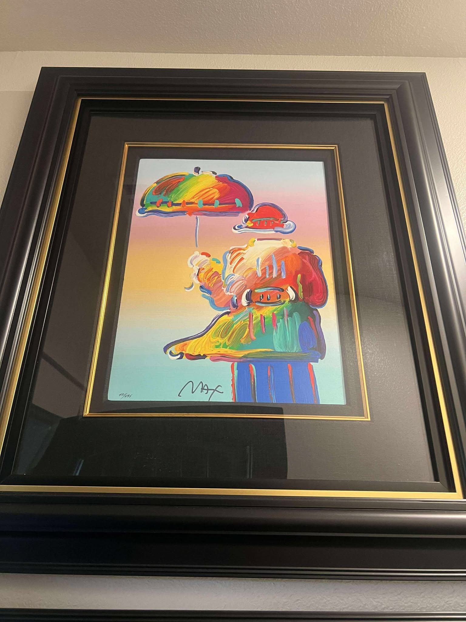 Peter Max Umbrella man - 2