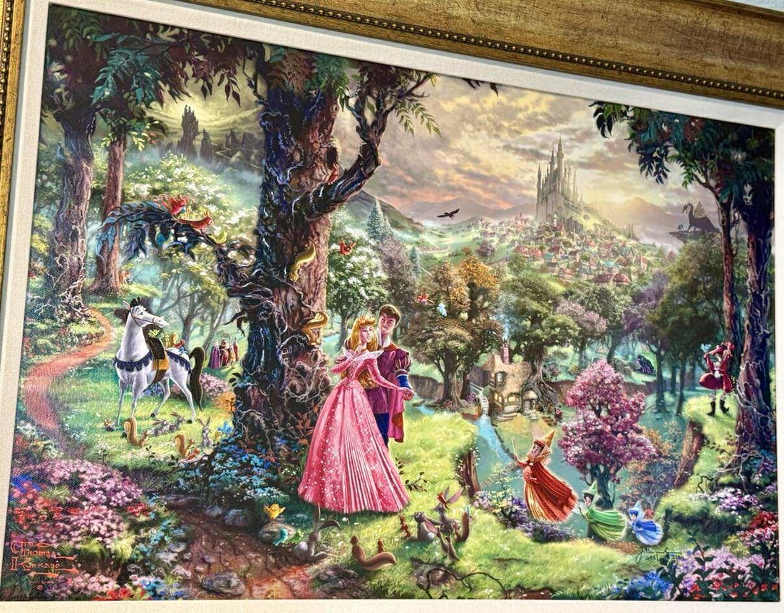 Thomas Kinkade Sleeping Beauty - 2