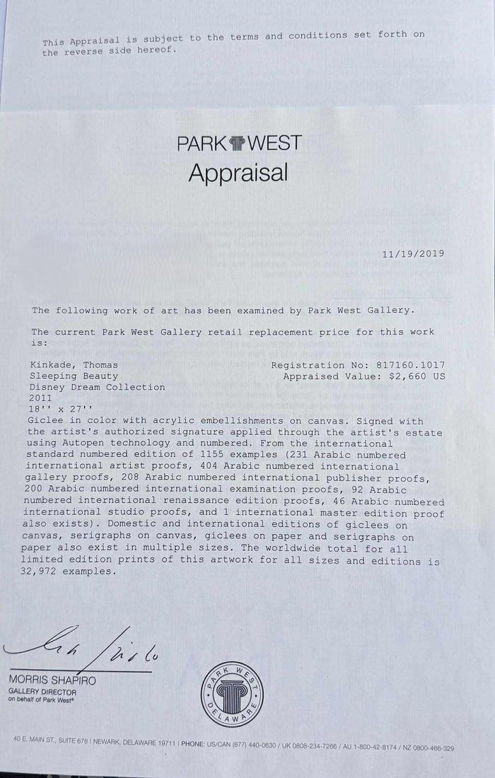 Thomas Kinkade Sleeping Beauty - 5
