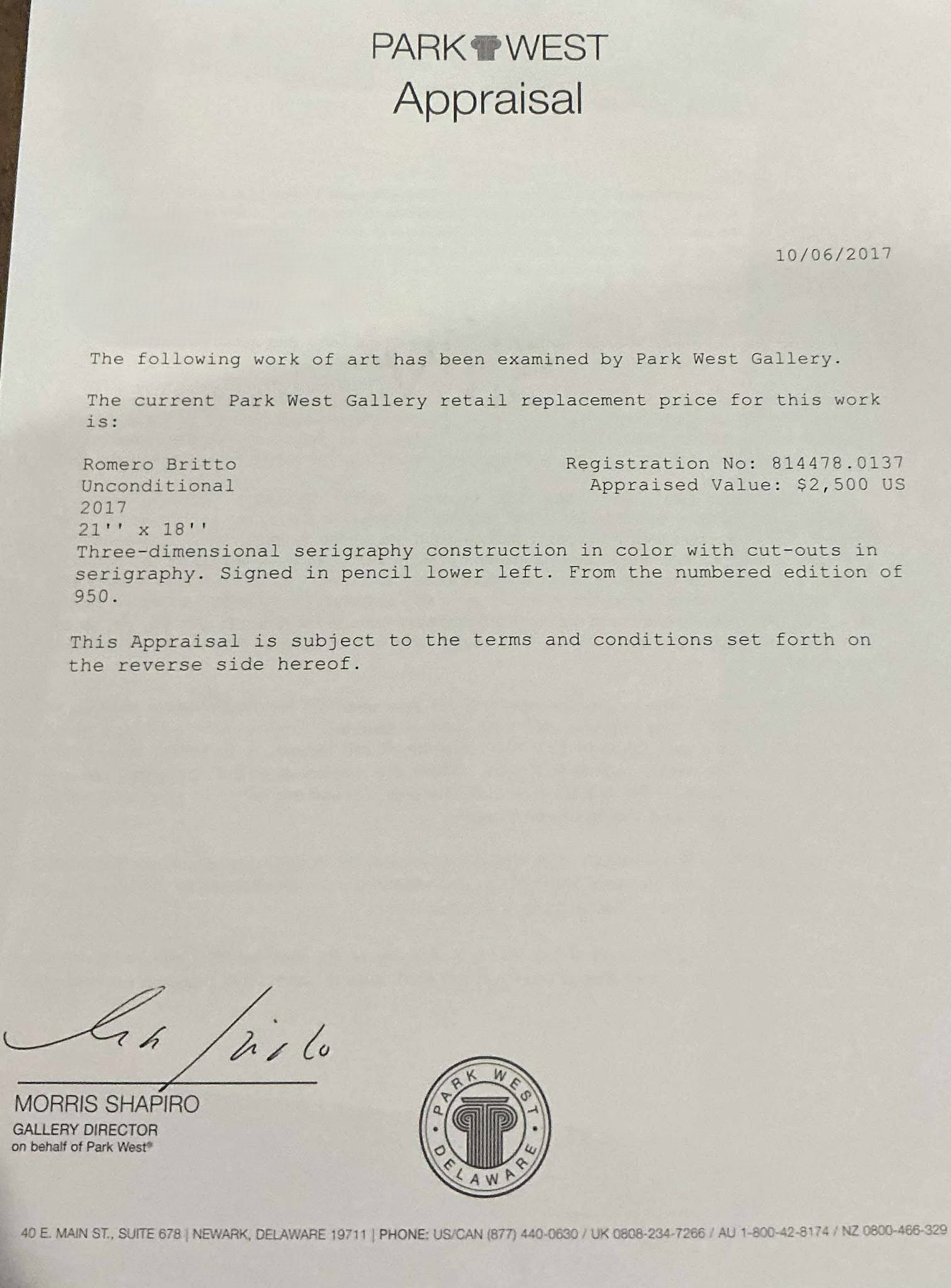 Romero Britto Unconditional - 3