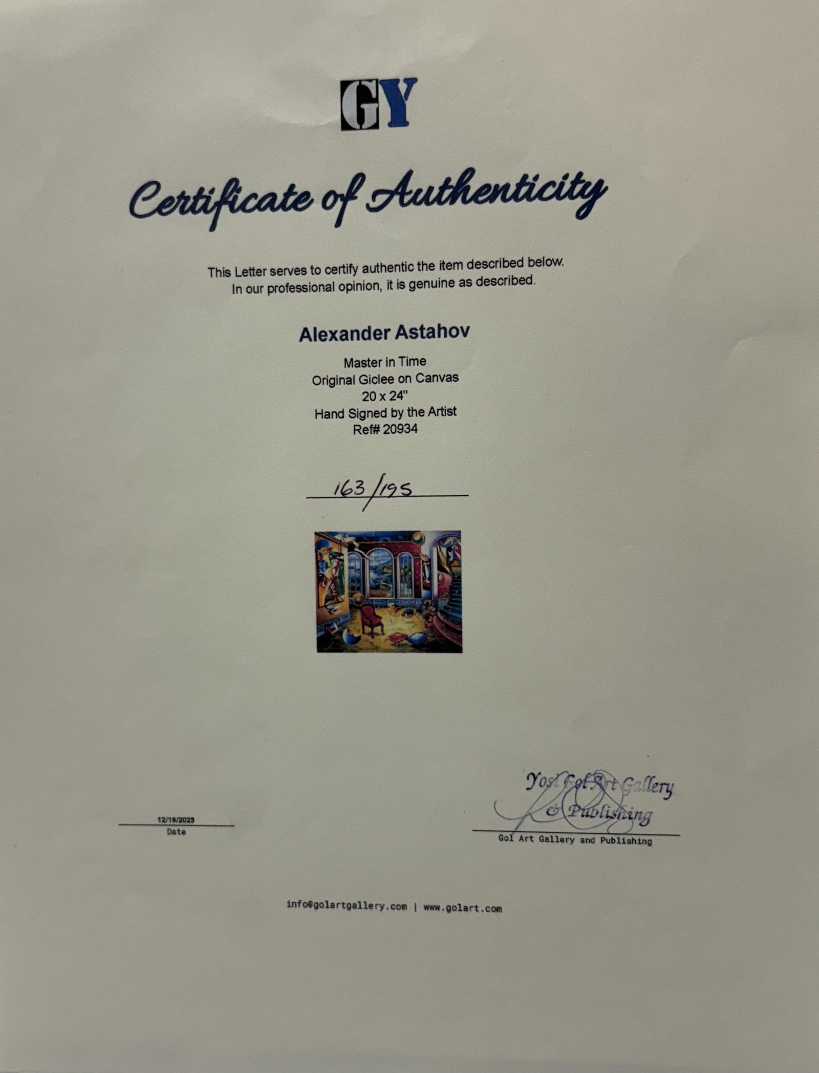 Alexander Astahov Master in Time - 2