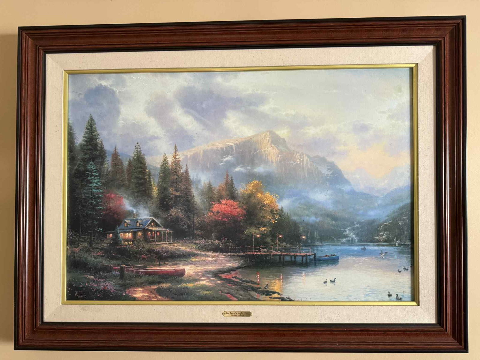 Thomas Kinkade End of A Perfect day (1 of 2)